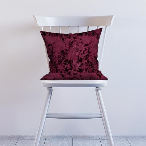 Crush Garnet Cushion