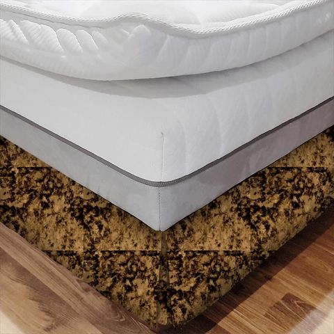 Crush Gold Bed Base Valance