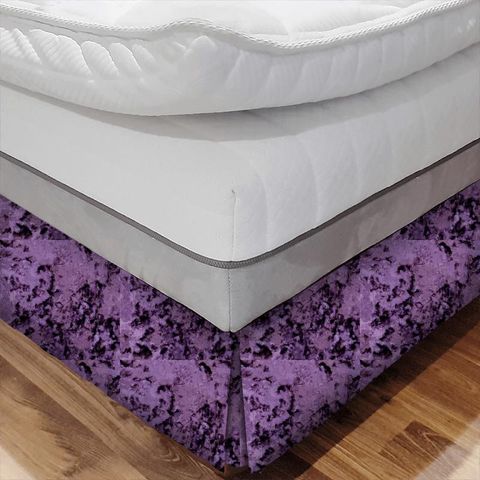 Crush Grape Bed Base Valance