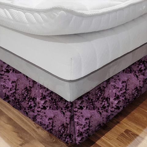 Crush Heather Bed Base Valance