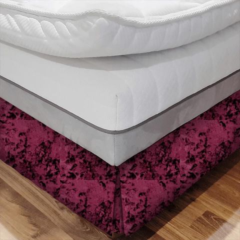 Crush Rose Bed Base Valance