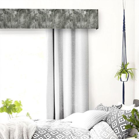 Crush Silver Pelmet