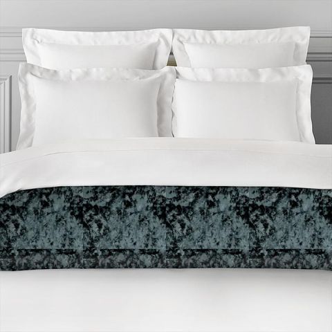 Crush Teal Bed Runner