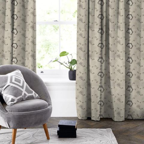 Chatsworth Charcoal Made To Measure Curtain