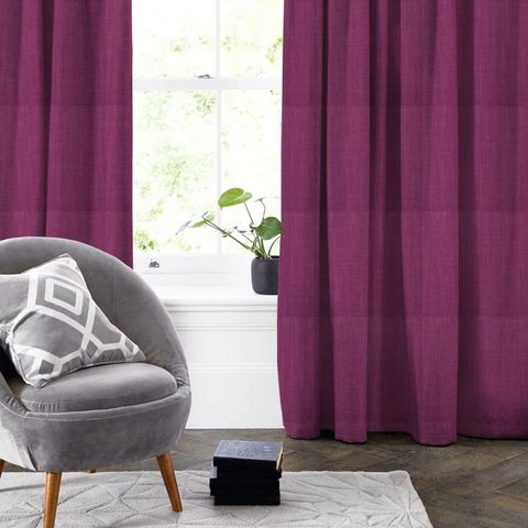 Easton Raspberry Made To Measure Curtain