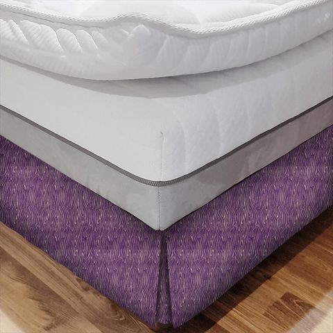 Onda Damson Bed Base Valance