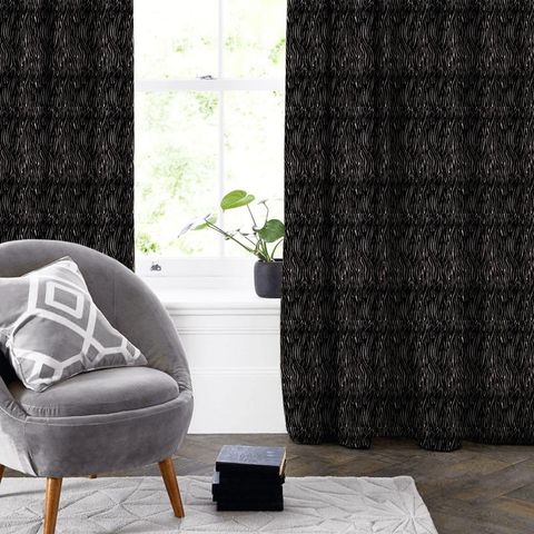 Onda Ebony Made To Measure Curtain