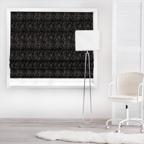 Onda Ebony Made To Measure Roman Blind