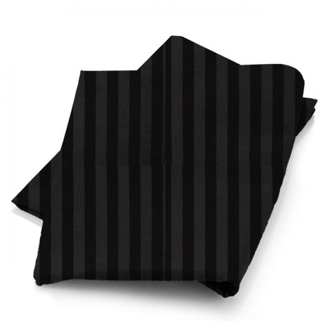 Ascot Stripe Black Fabric