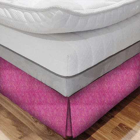 Onda Fuchsia Bed Base Valance