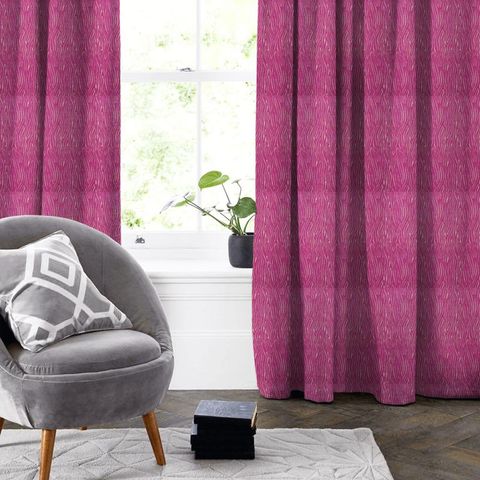 Onda Fuchsia Made To Measure Curtain