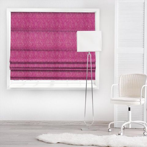 Onda Fuchsia Made To Measure Roman Blind