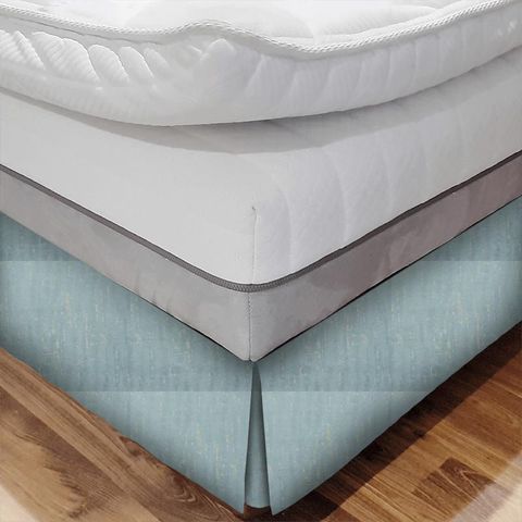 Aurora Aqua Bed Base Valance