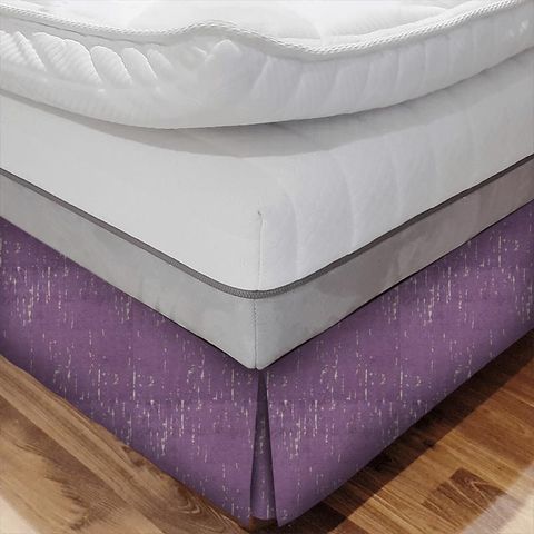 Aurora Damson Bed Base Valance