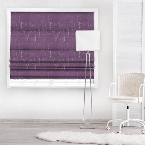Aurora Damson Made To Measure Roman Blind