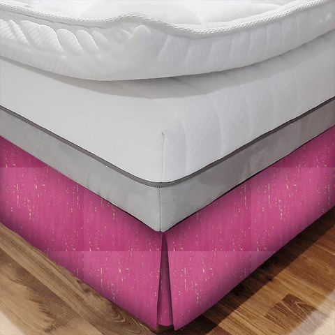 Aurora Fuchsia Bed Base Valance