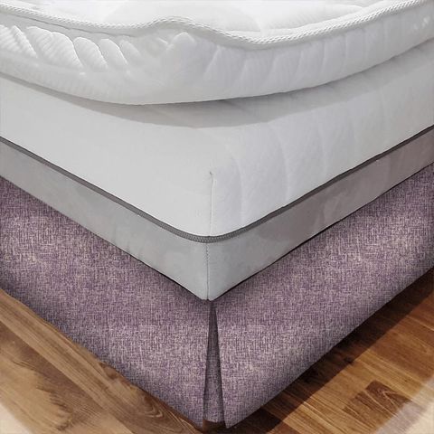 Patina Damson Bed Base Valance