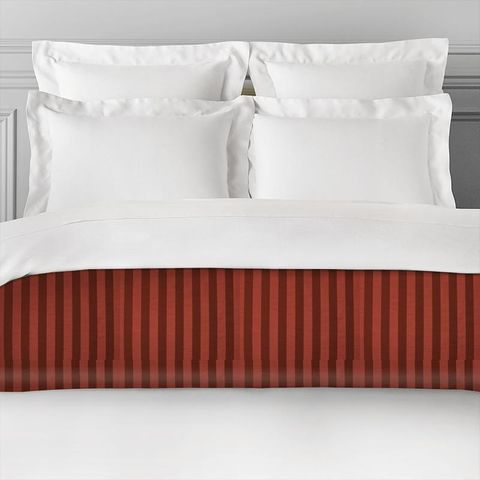 Ascot Stripe Red Bed Runner