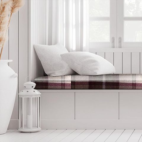 Balmoral Mulberry Box Cushion