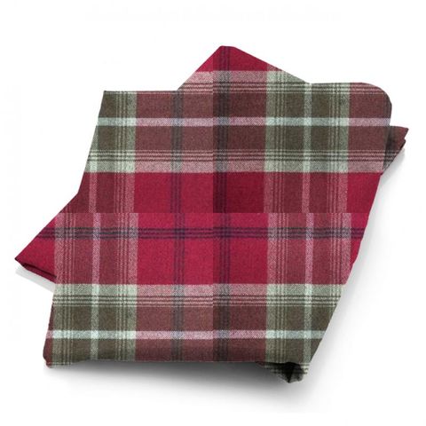 Balmoral Red Fabric