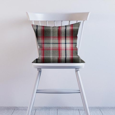 Balmoral Rosso Cushion