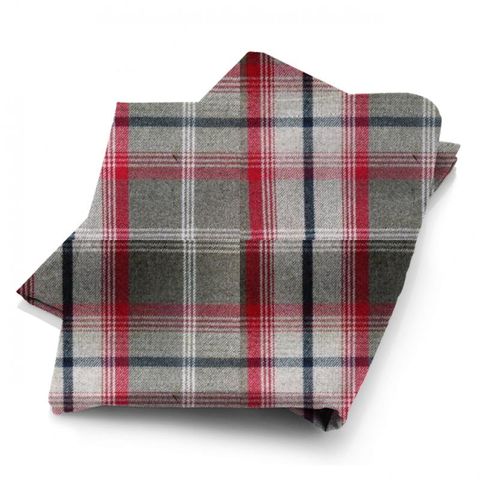 Balmoral Rosso Fabric