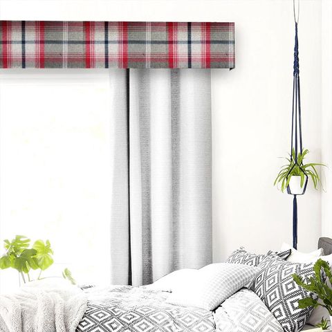 Balmoral Rosso Pelmet