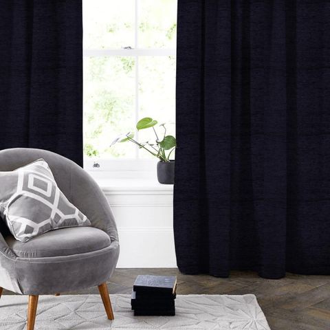 Kensington Navy Made To Measure Curtain