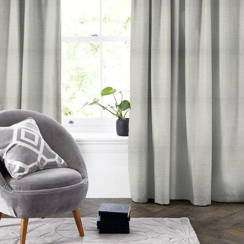 Kensington White Made To Measure Curtain