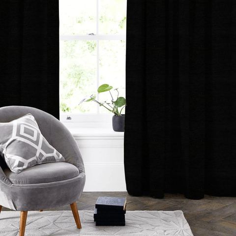 Kensington Black Made To Measure Curtain