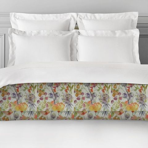 Autumn Floral Linen Bed Runner