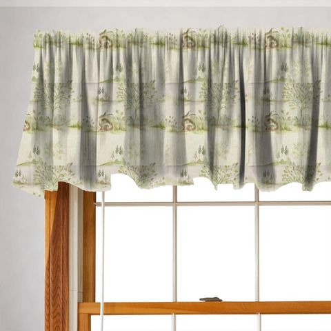 Boxing Hares Linen Valance