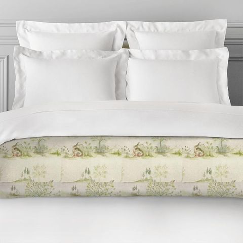 Boxing Hares Linen Bed Runner