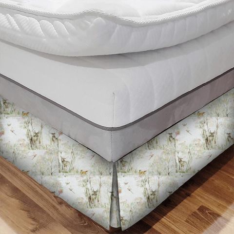 Enchanted Forest Linen Bed Base Valance