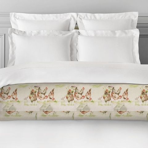 Henny Penny Linen Bed Runner