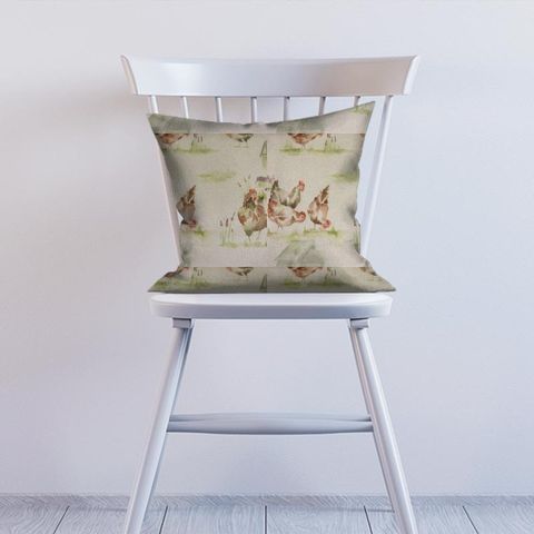 Henny Penny Linen Cushion