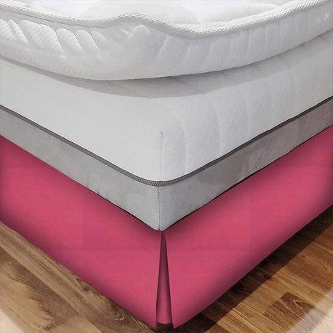 Cole Magenta Bed Base Valance