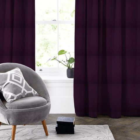 Cole Plum Made To Measure Curtain