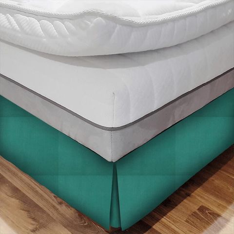 Cole Teal Bed Base Valance