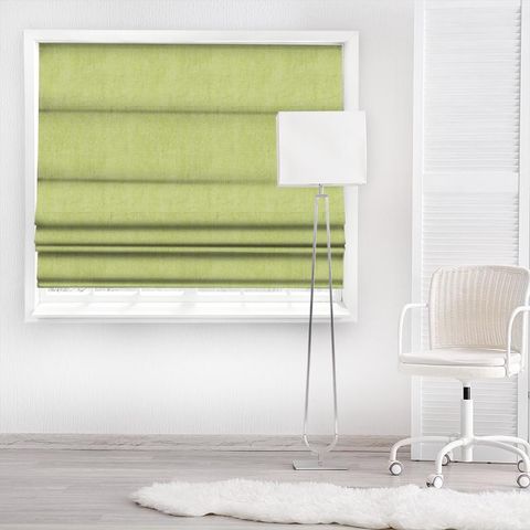 Passion Lime Made To Measure Roman Blind