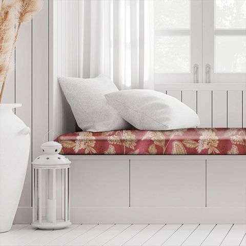 Charlton Red Earth Box Cushion