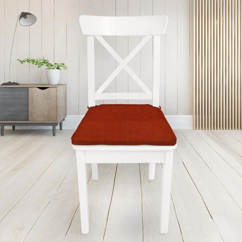 Marylebone Coral Seat Pad Cover