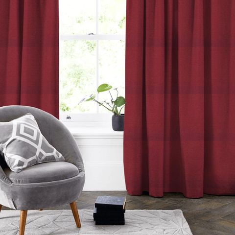 Marylebone Raspberry Made To Measure Curtain