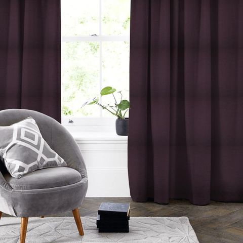 Bronte Claret Made To Measure Curtain
