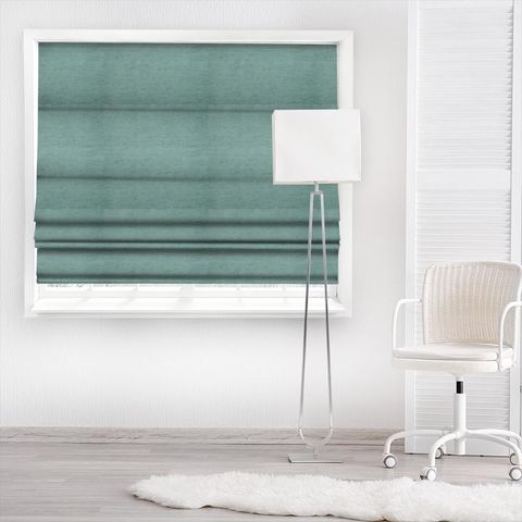 Passion Teal Made To Measure Roman Blind