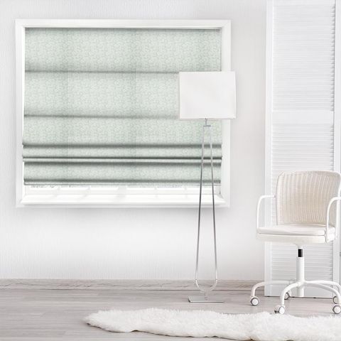 Havana Celadon Made To Measure Roman Blind