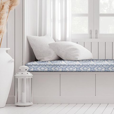 Heathland Indigo Box Cushion