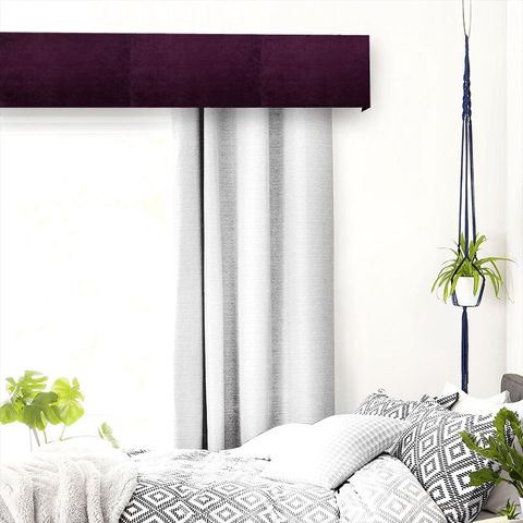 Tilia Mulberry Pelmet