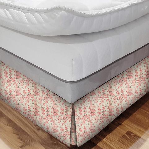 Amelie Tearose Bed Base Valance