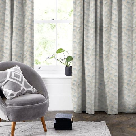 Savannah Delft Made To Measure Curtain